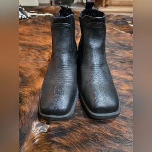 FAUX Ankle Boot Black